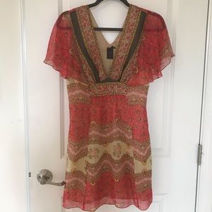 Boho Chic Red Dress